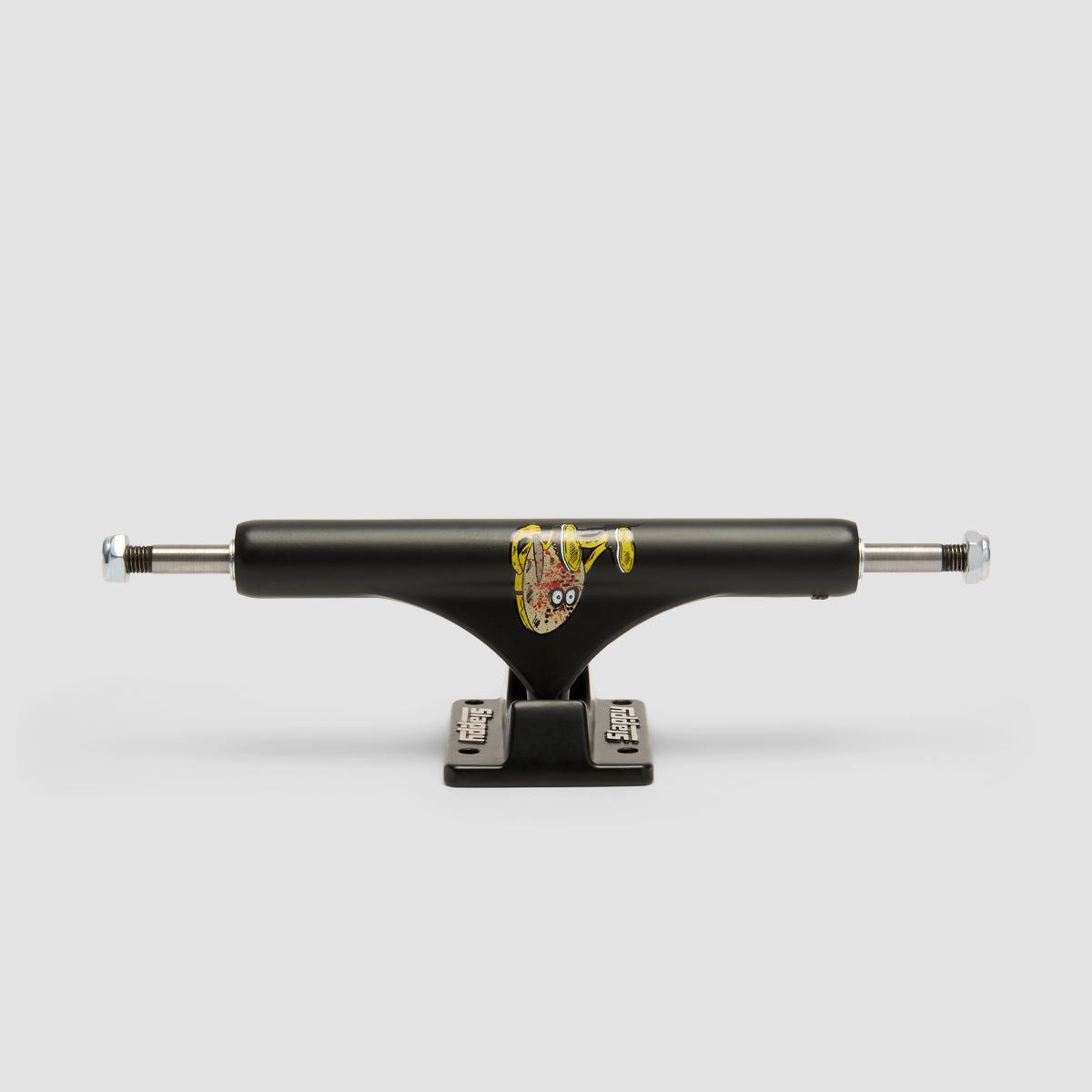 Slappy x Heroin ST1 Curb Killer Skateboard Trucks 1 Pair Matte Black - 9"