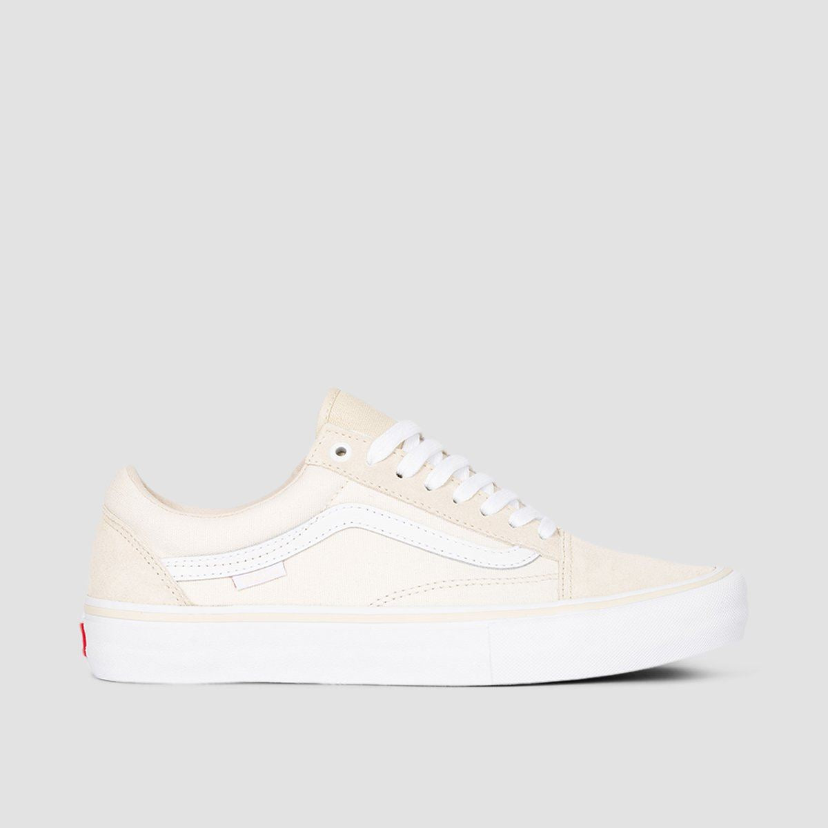 Vans Old Skool Pro Shoes - Marshmallow/White