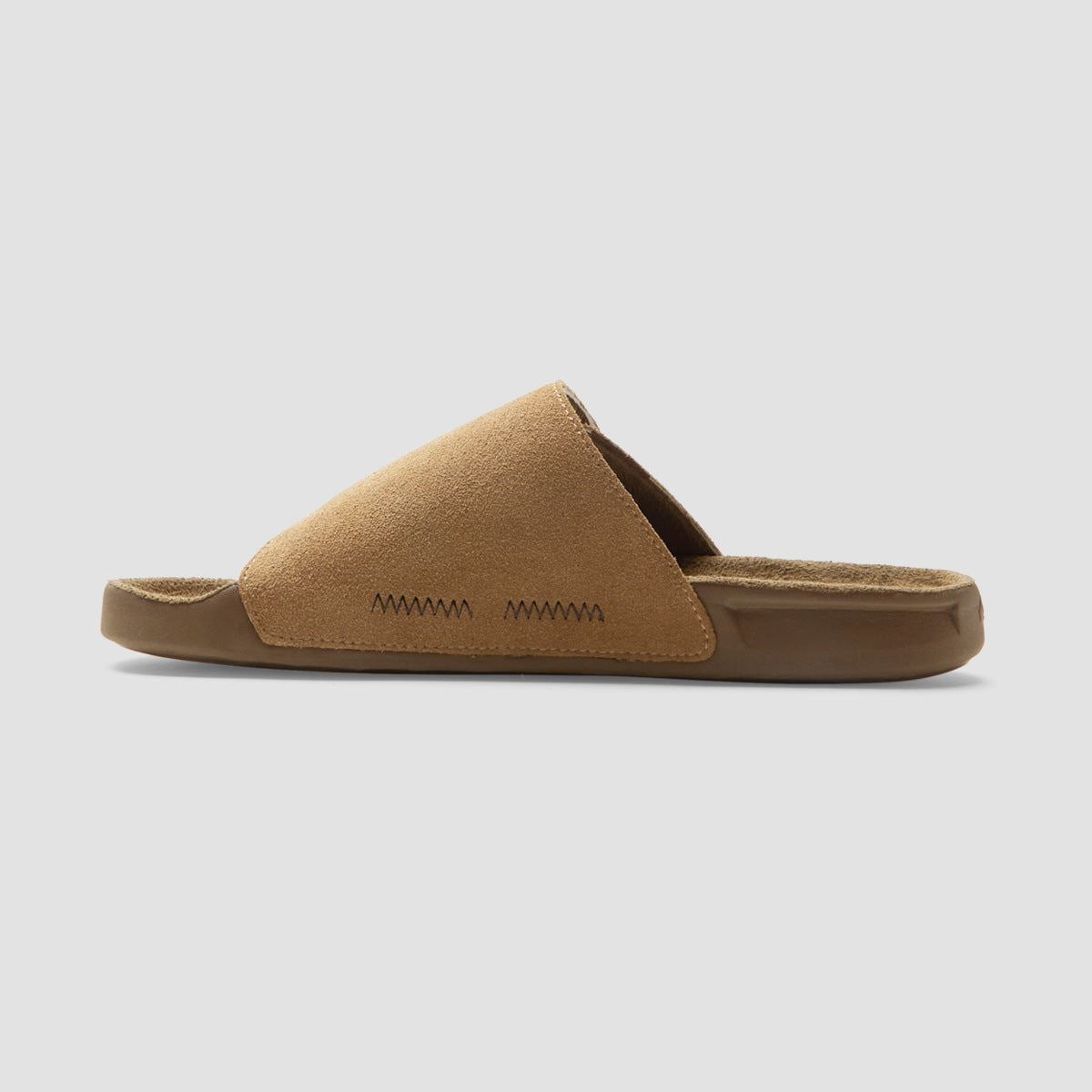 Quiksilver Rivi Vegan Suede Sandals - Tan 1