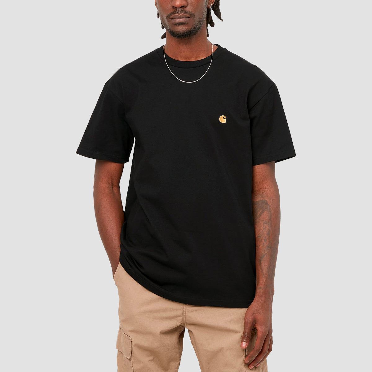 Carhartt WIP Chase T-Shirt Black/Gold