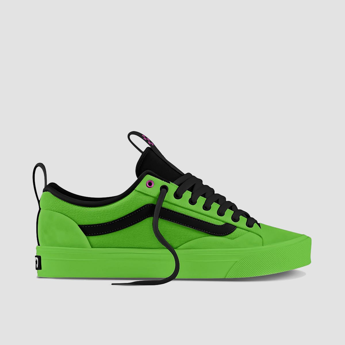Vans Skate Old Skool 36 + Shoes - Acid Airbrush Black/Green Gecko