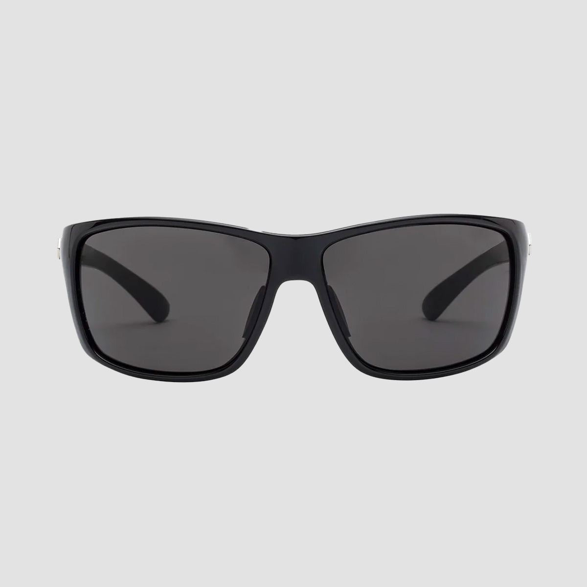 Volcom Roll Sunglasses Gloss Black/Grey