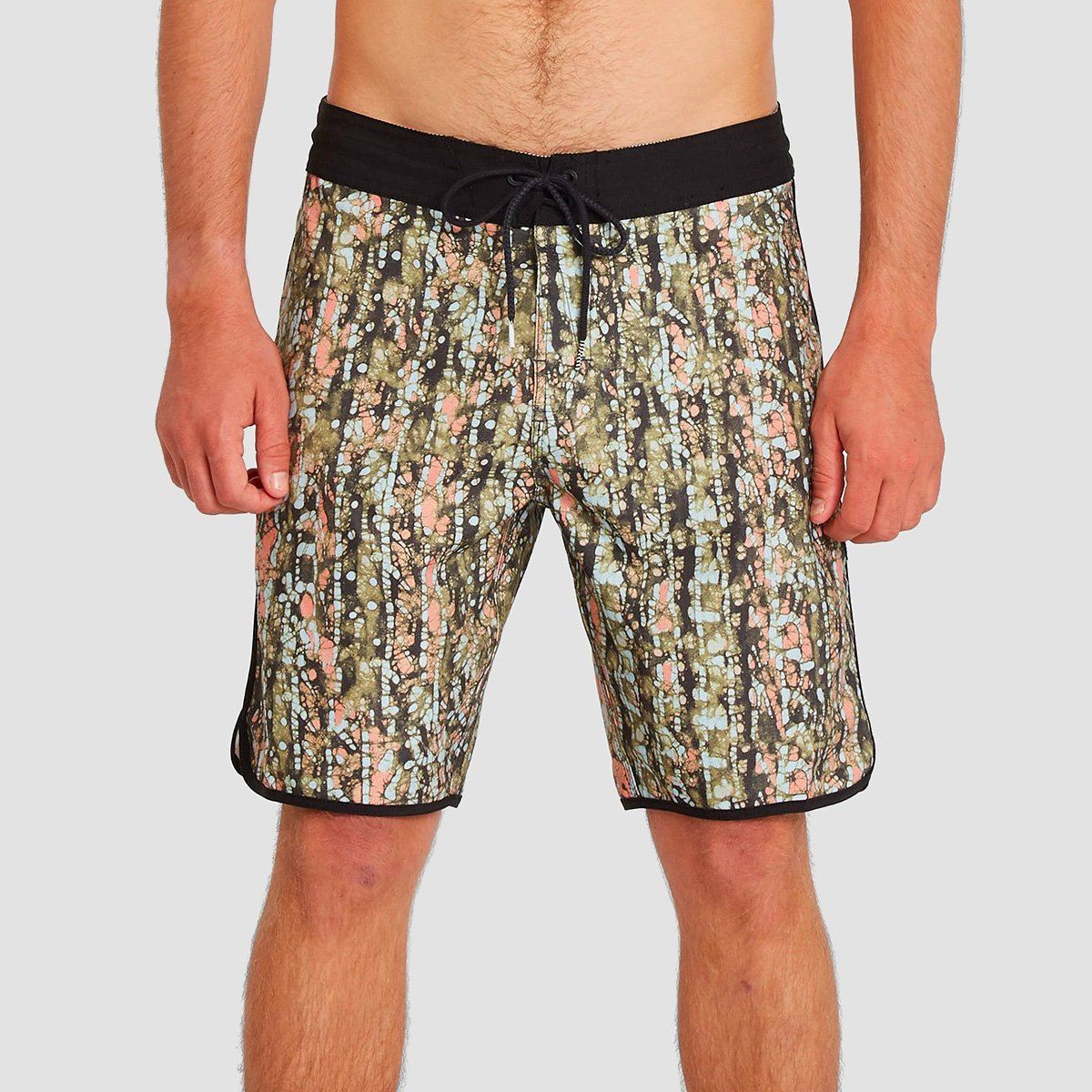 Volcom Sea Batik Scallop 19" Boardshorts Old Mill