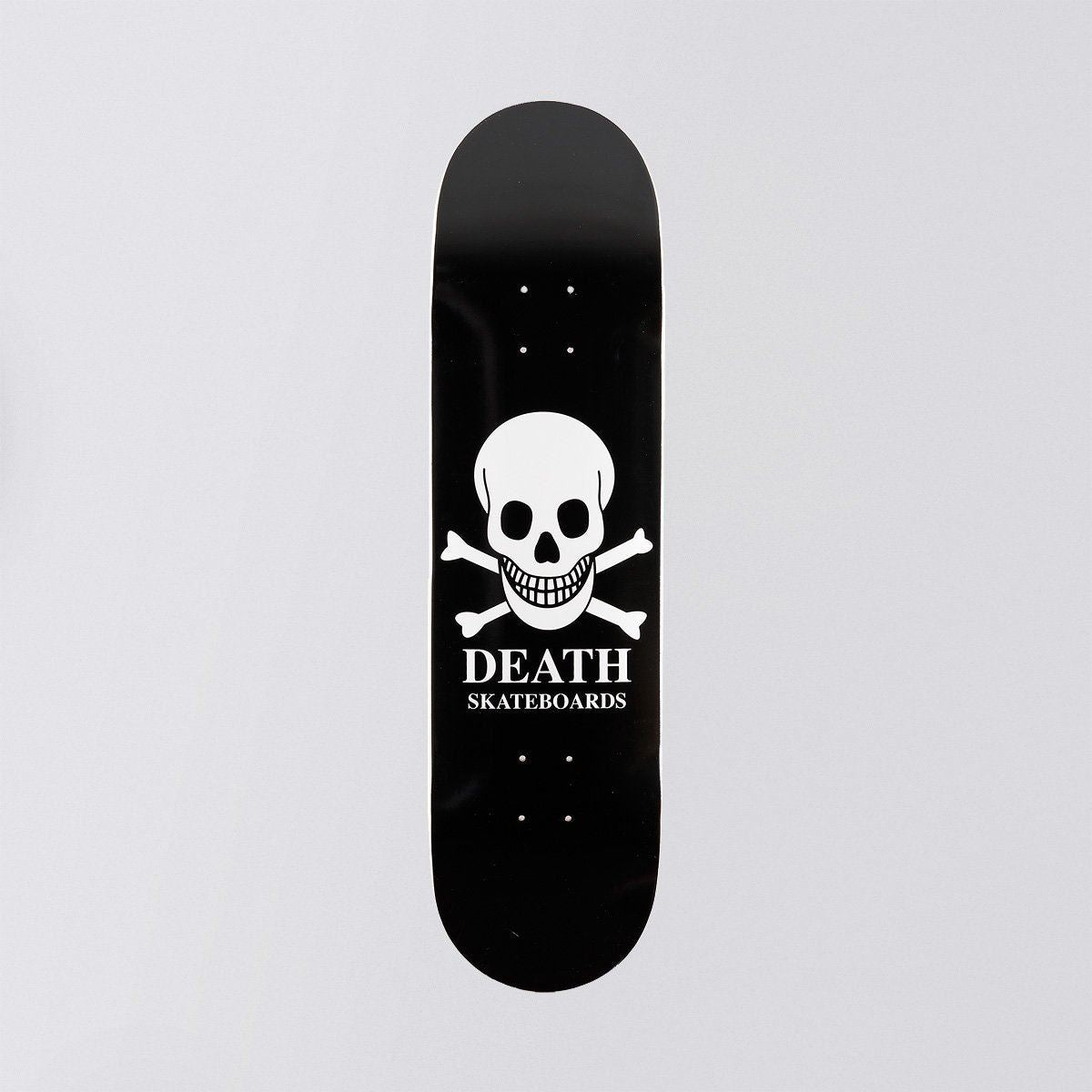 Death OG Skull Skateboard Deck Black - 8.25"