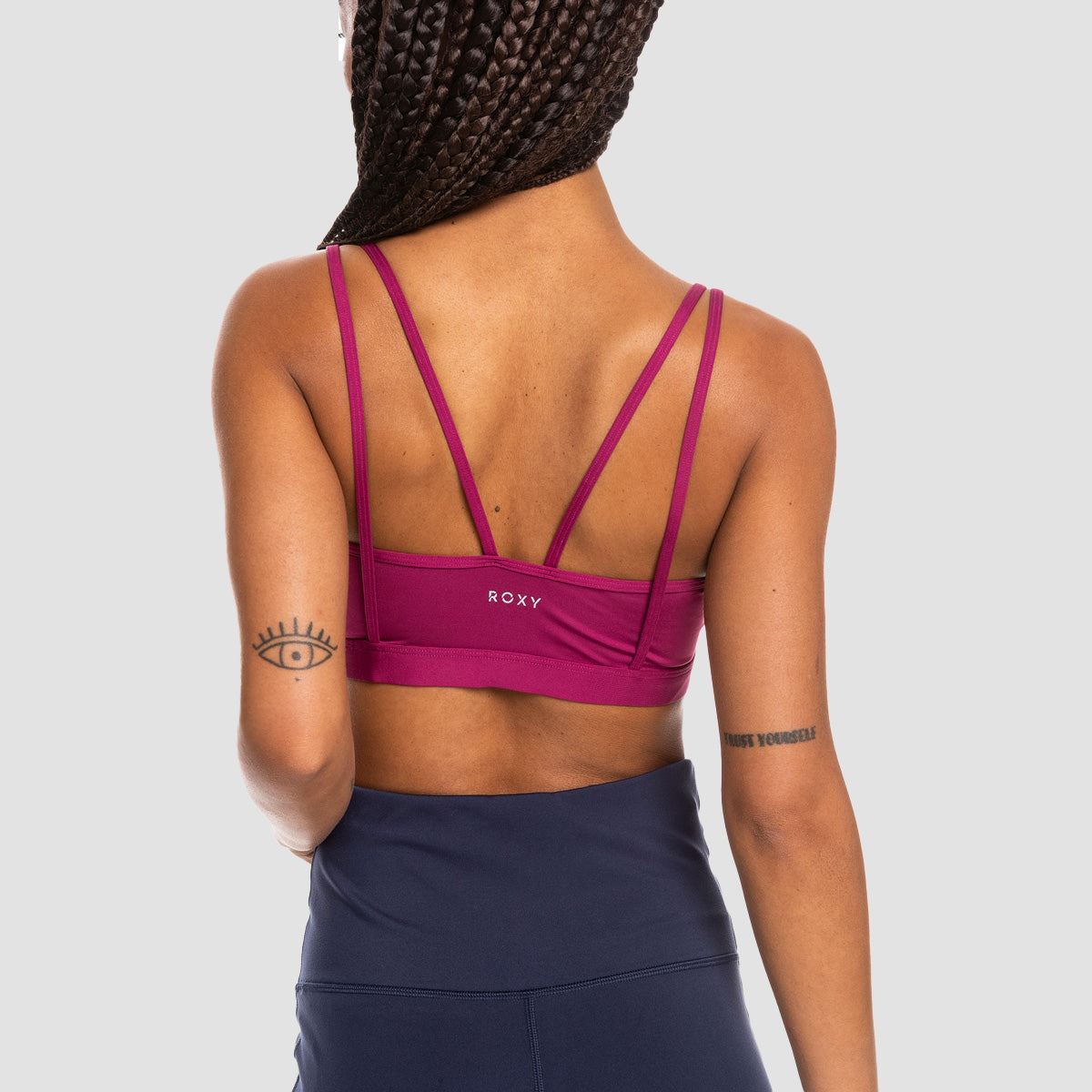 Roxy Feel Like Me Low Support Sports Bra Boysenberry - Womens