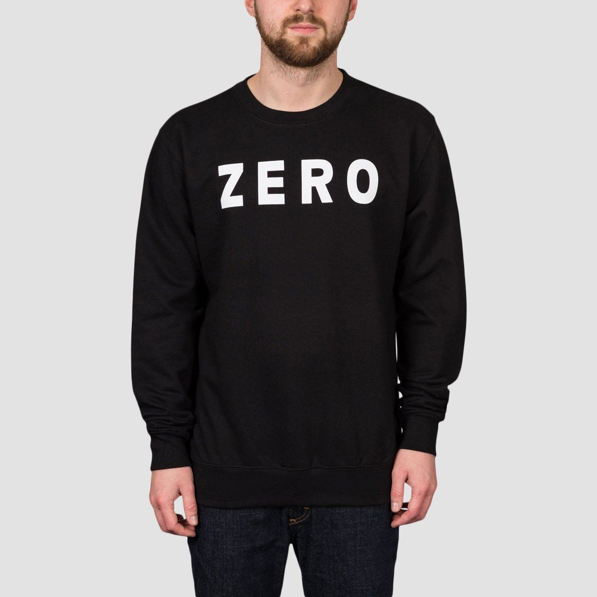 Zero Army Crew Sweatshirt Black