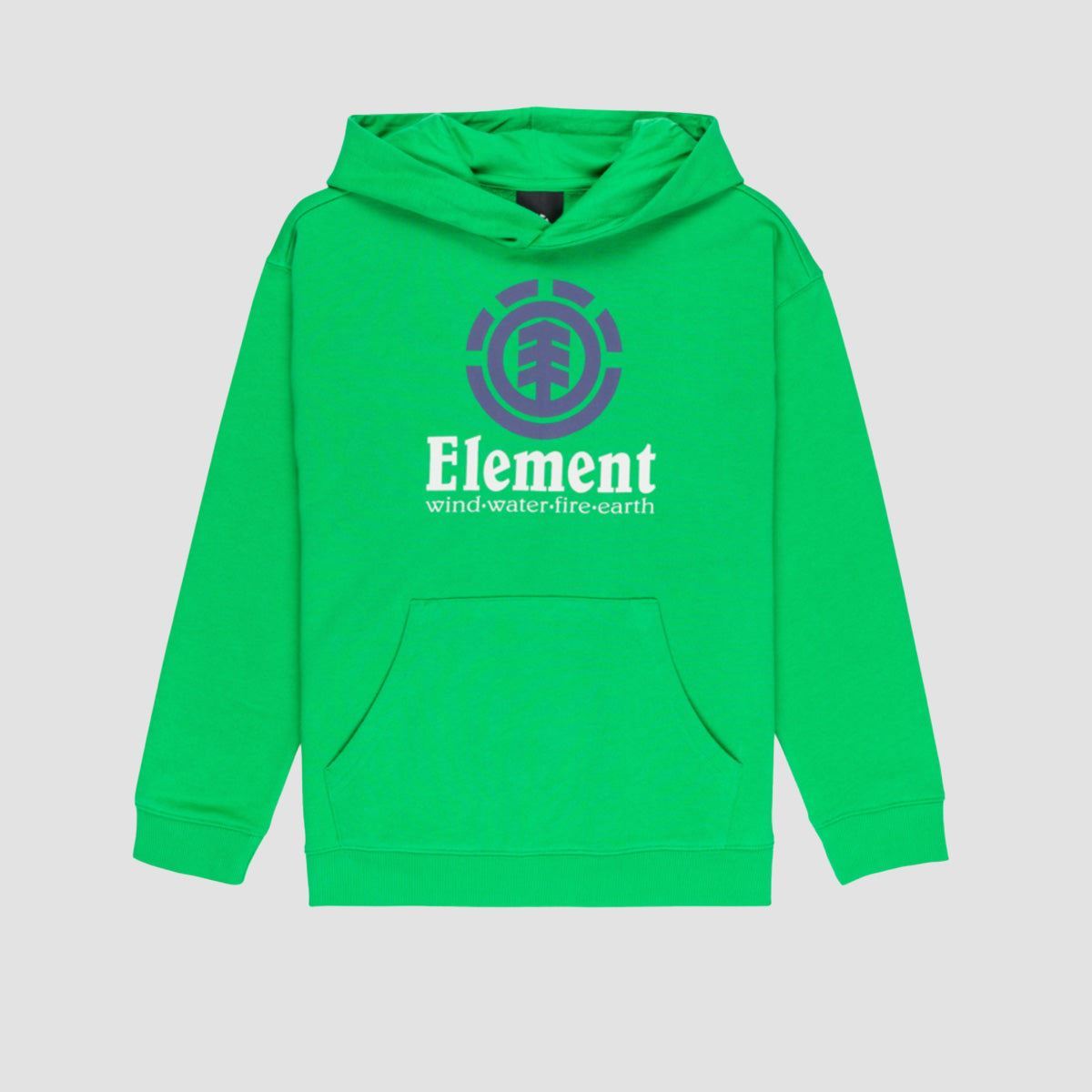 Element Vertical Pullover Hoodie Kelly Green - Kids