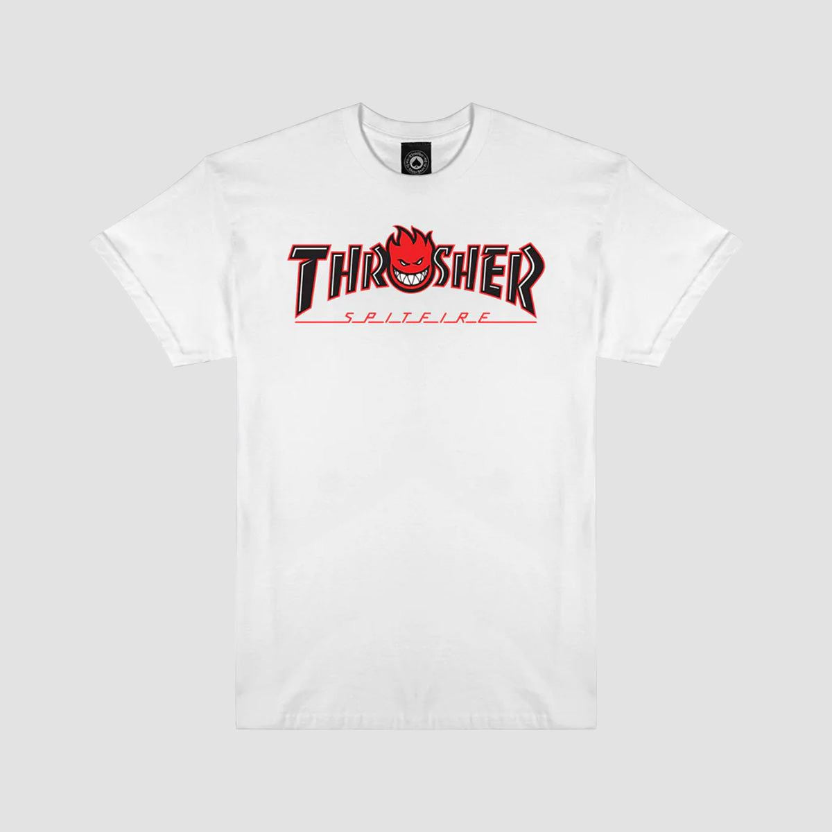 Thrasher X Spitfire Big Head Outline T-Shirt White
