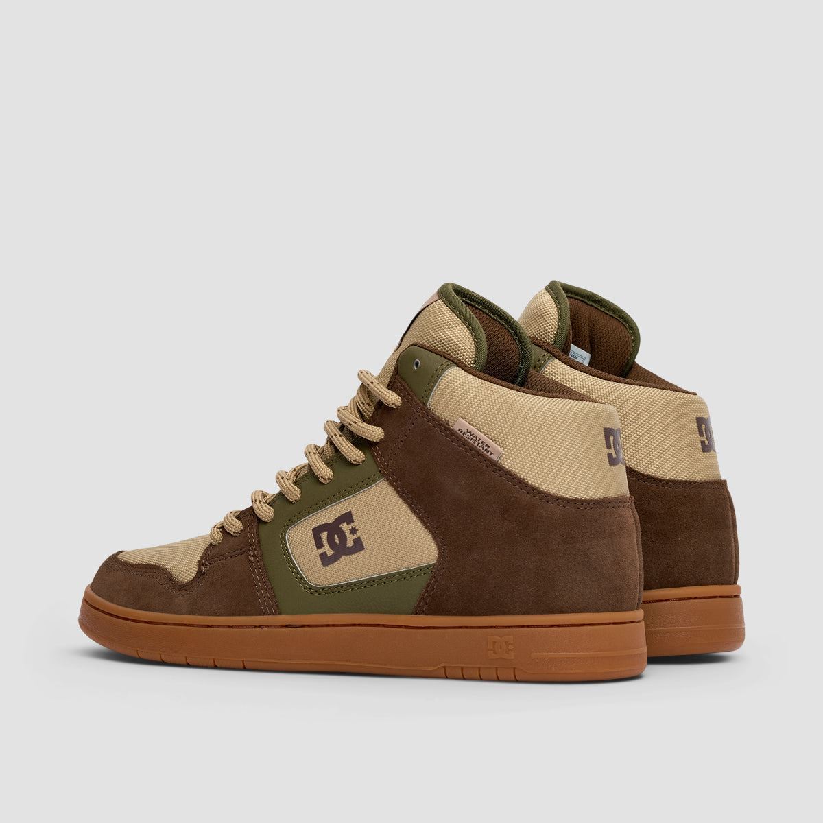 DC Manteca 4 Hi WR Shoes - Dark Chocolate/Military