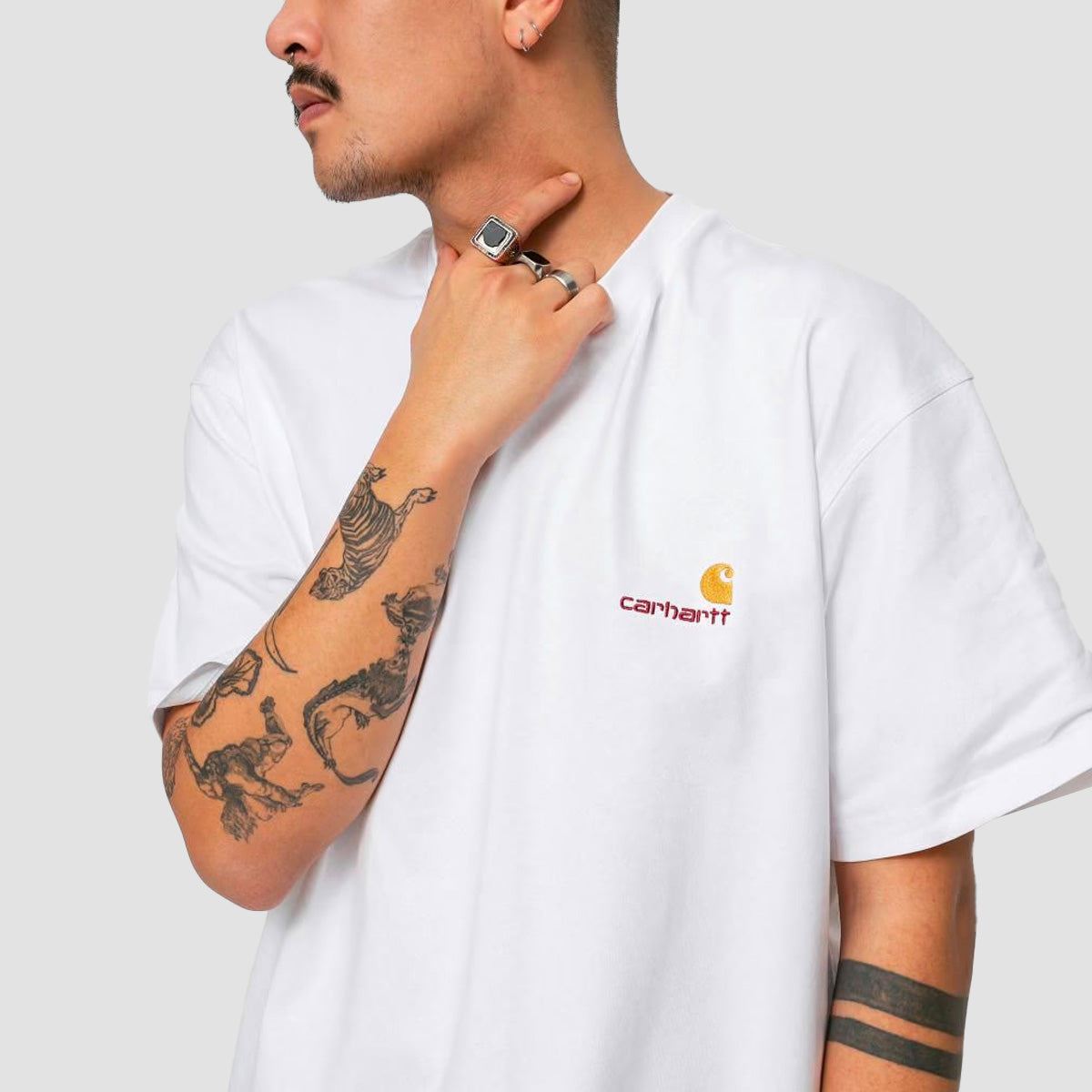 Carhartt WIP American Script T-Shirt White