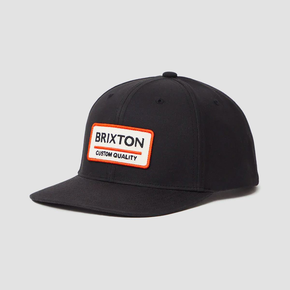 Brixton Palmer Proper X MP Snapback Cap Black