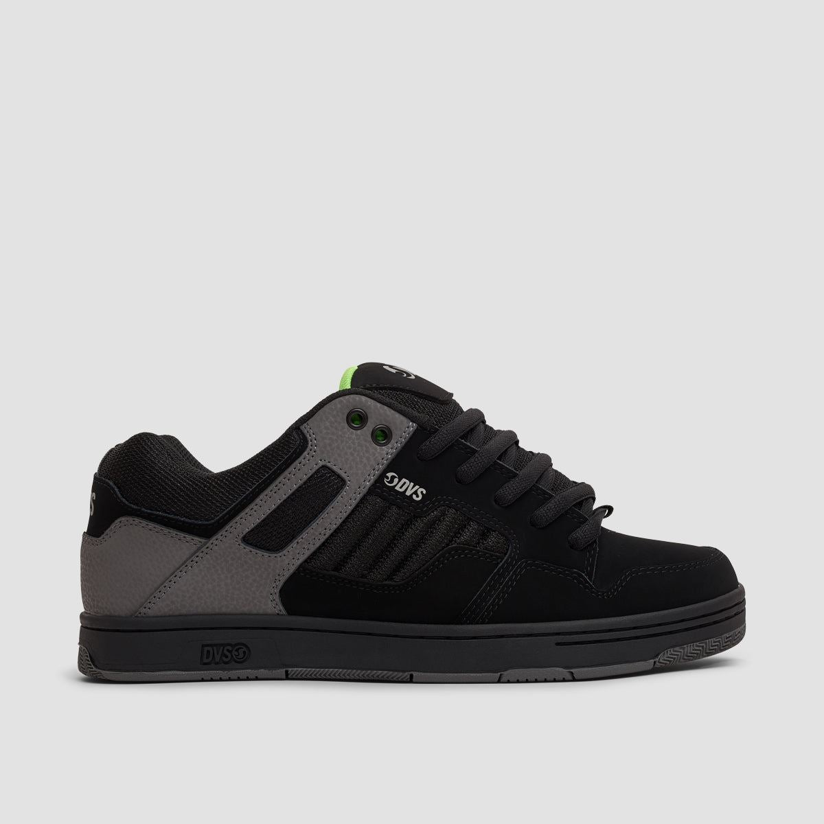 DVS Enduro 125 Shoes - Black/Charcoal/Lime Nubuck