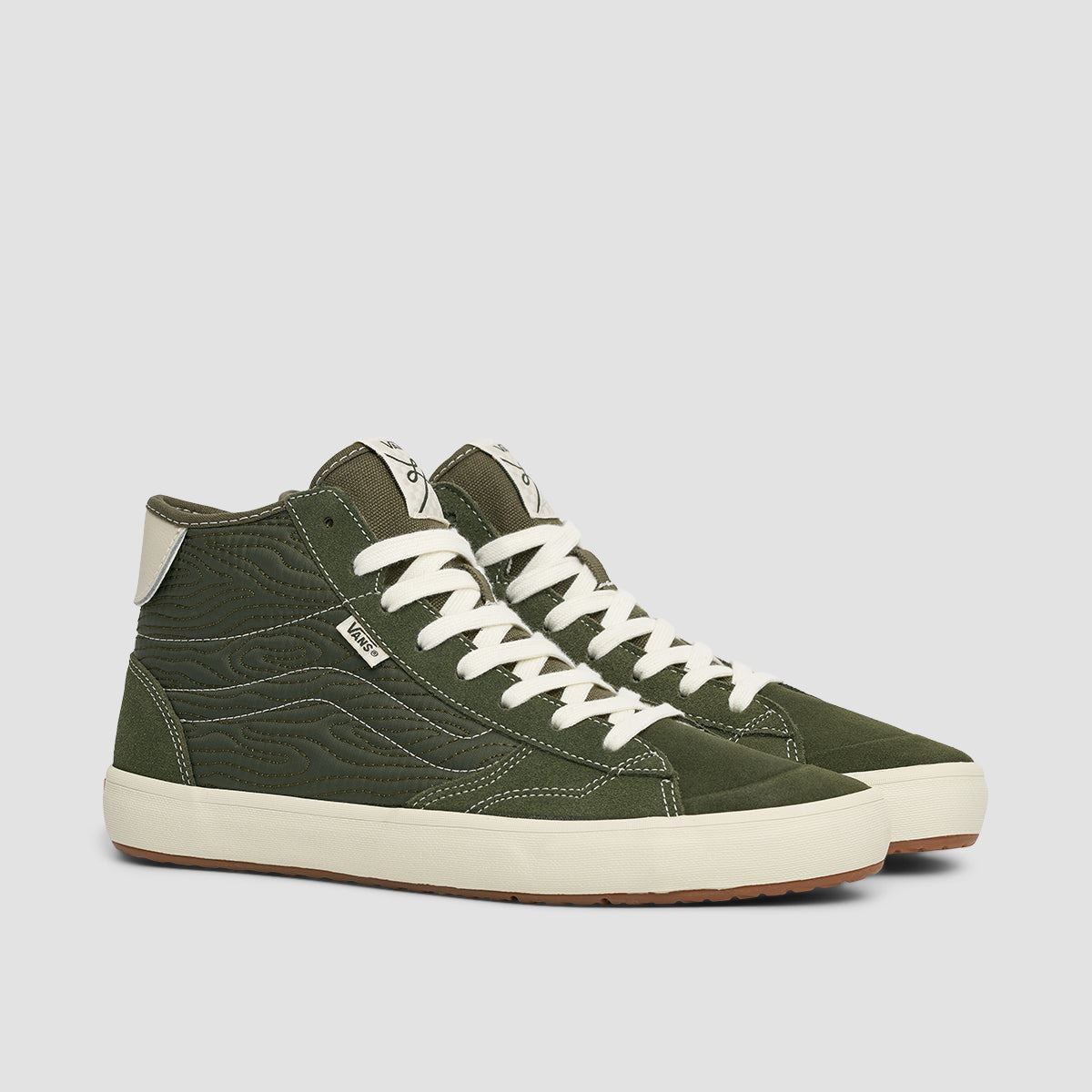 Vans The Lizzie High Top Shoes - Quilted Grape Leaf