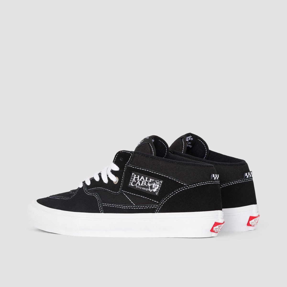 Vans Skate Half Cab Shoes - Black/White