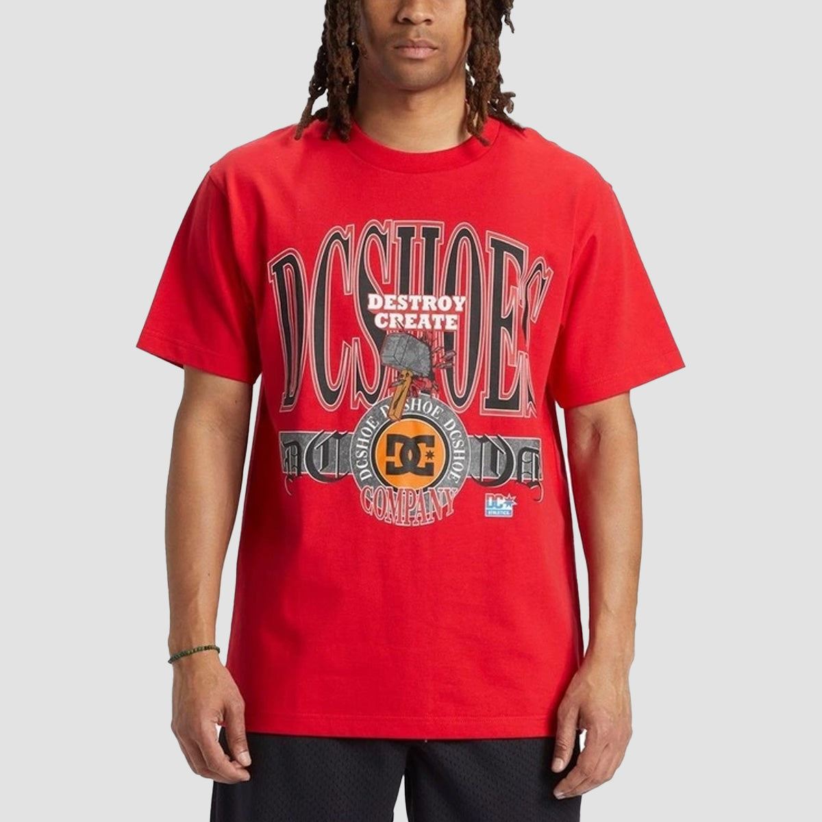 DC Shy Town T-Shirt Racing Red