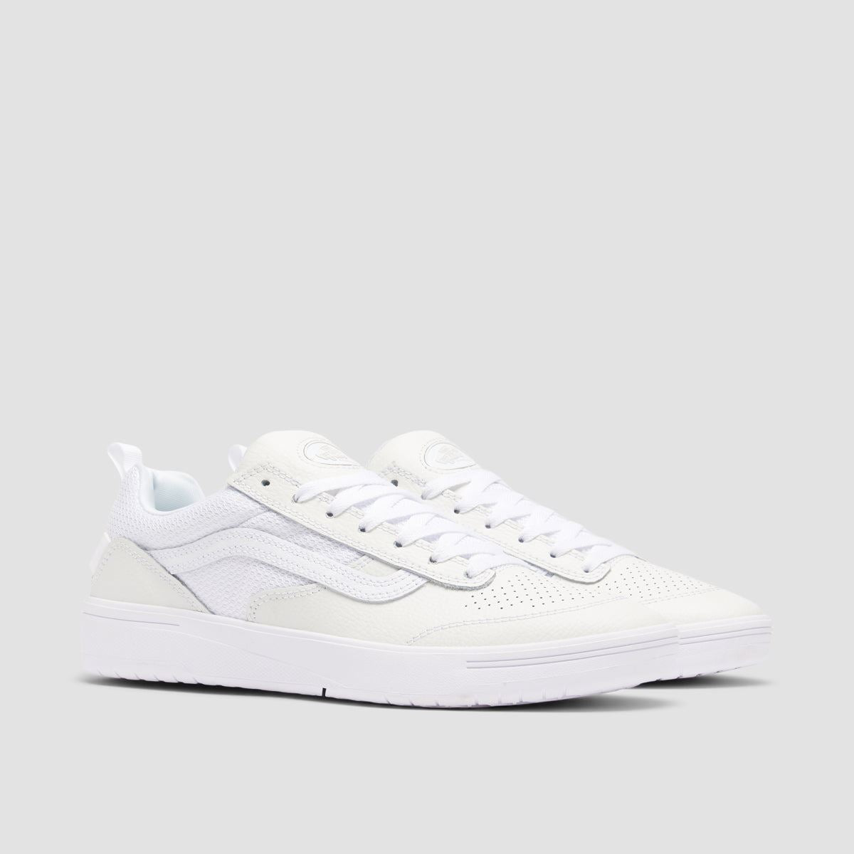 Vans Zahba Shoes - Leather White/White