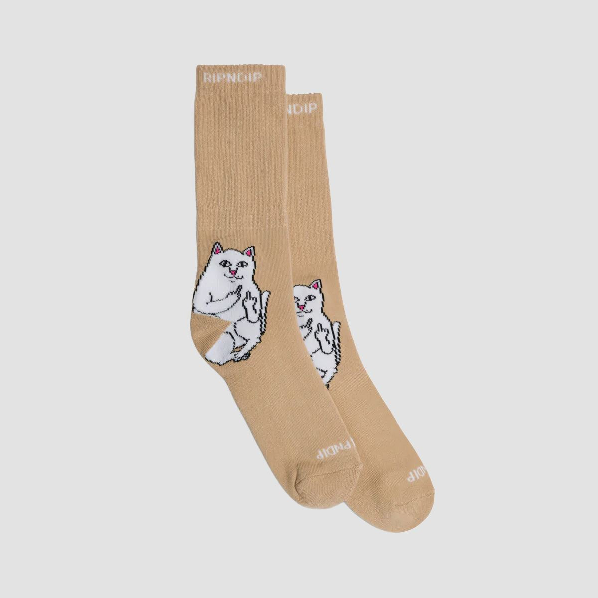 Ripndip Lord Nermal Socks Almond