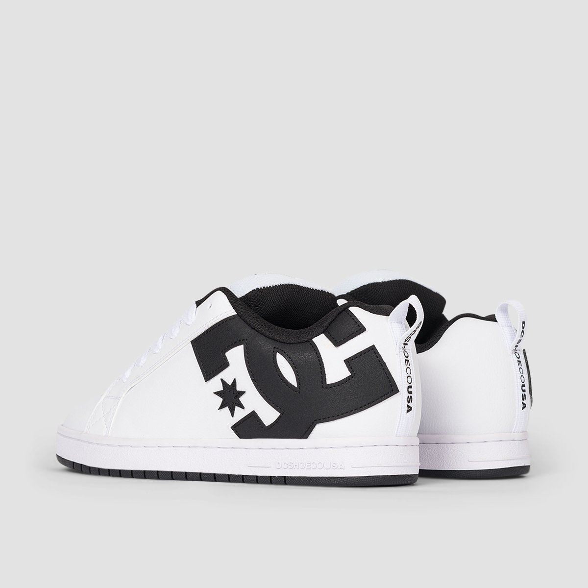 DC Court Graffik Shoes - White/Black/Black