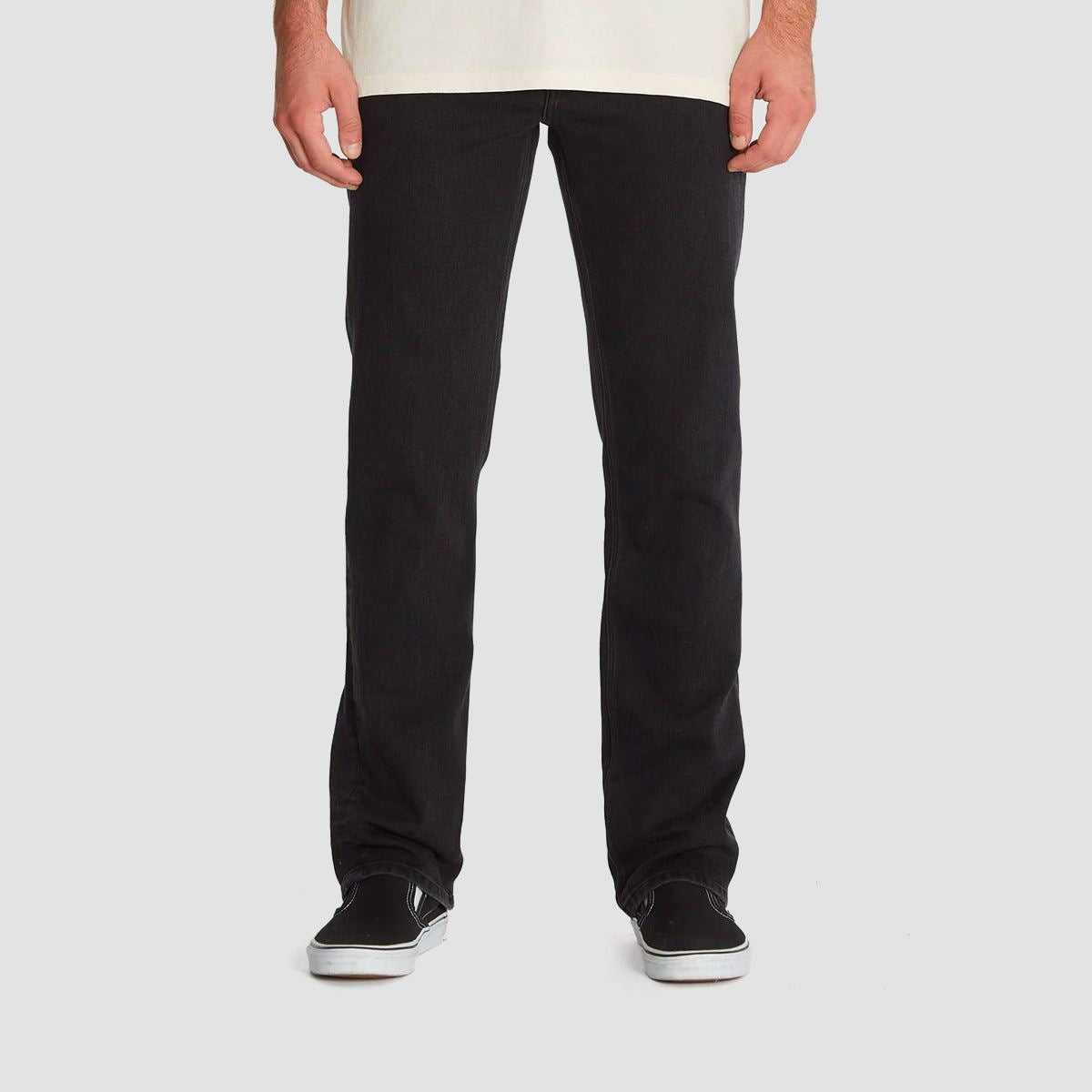 Volcom Solver Modern Fit Jeans Black Out