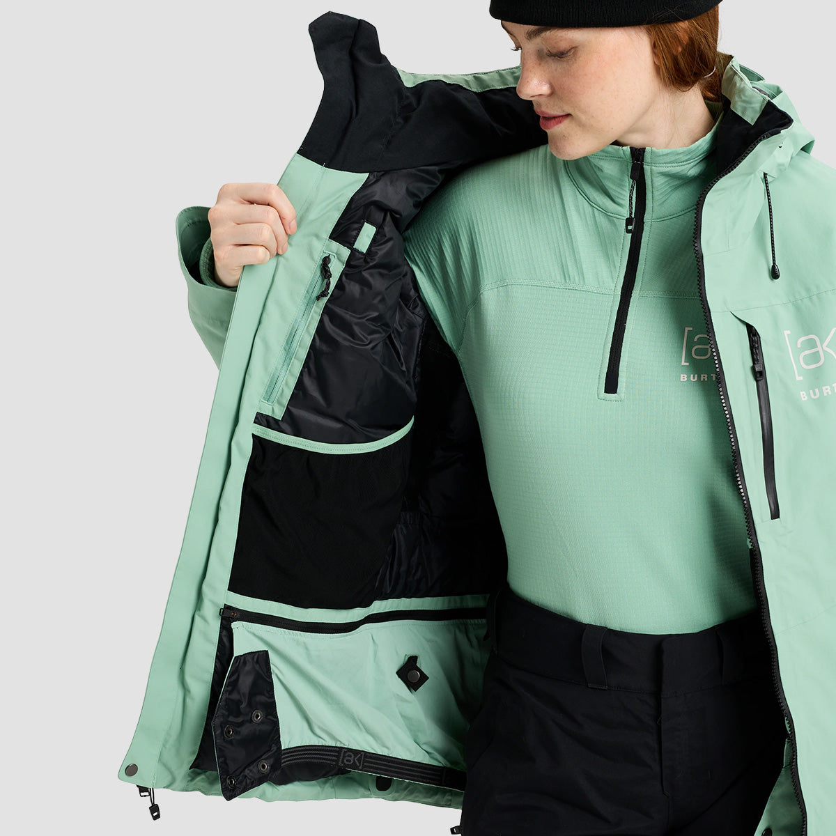 Burton [ak] Flare 2L Down GORE-TEX Down Snow Jacket Soft Sage - Womens
