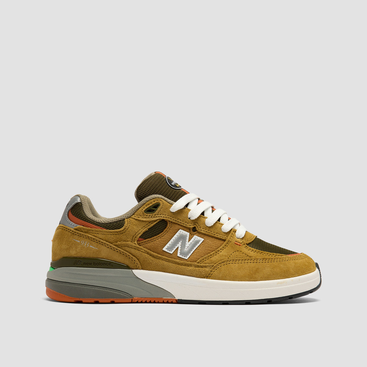 New Balance Numeric Andrew Reynolds 933 Shoes - Camel/Dark Brown