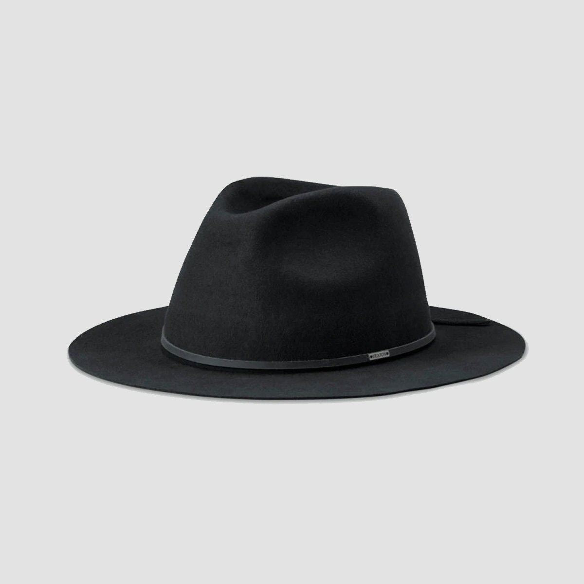 Brixton Wesley Packable Fedora Black/Black