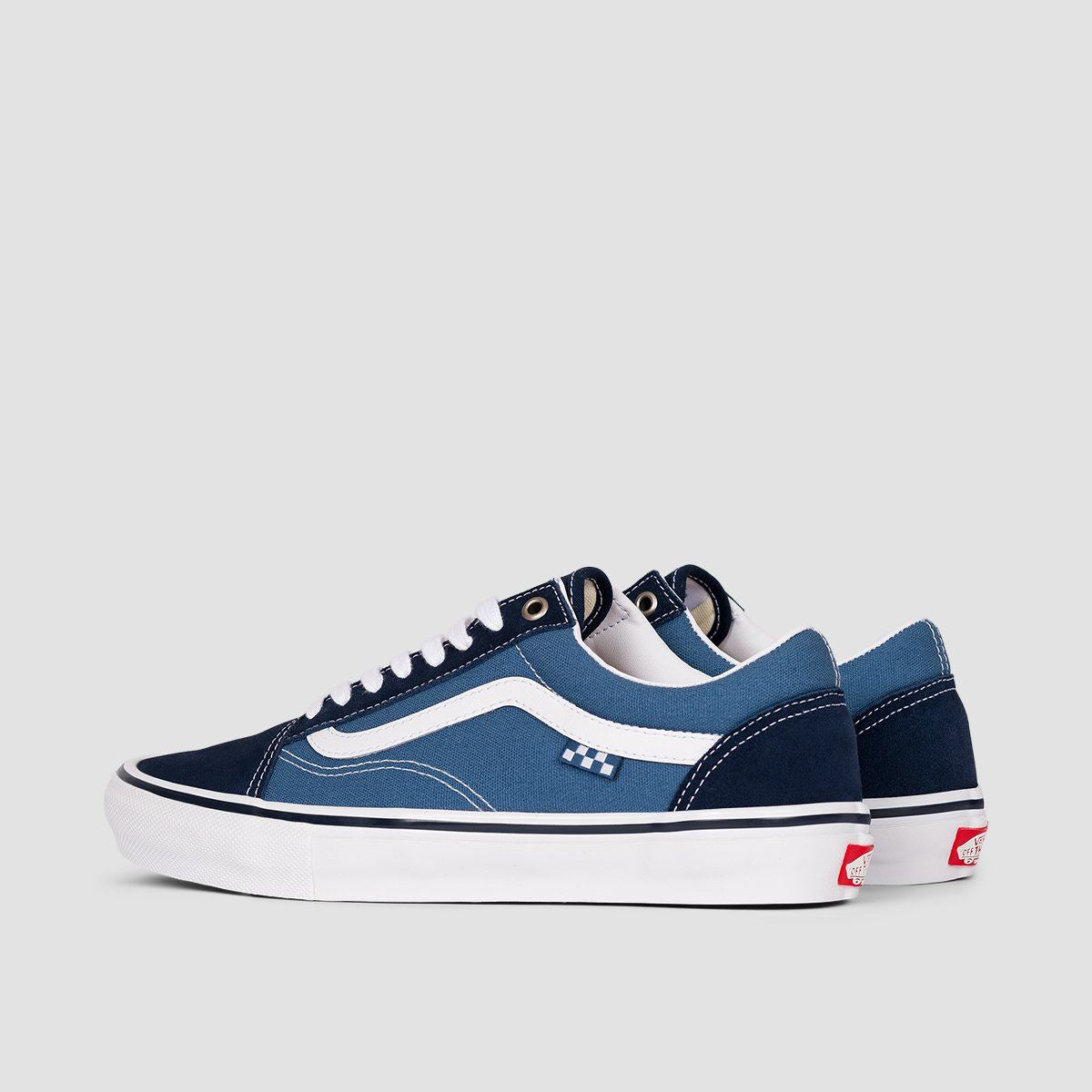 Vans Skate Old Skool Shoes - Navy/White