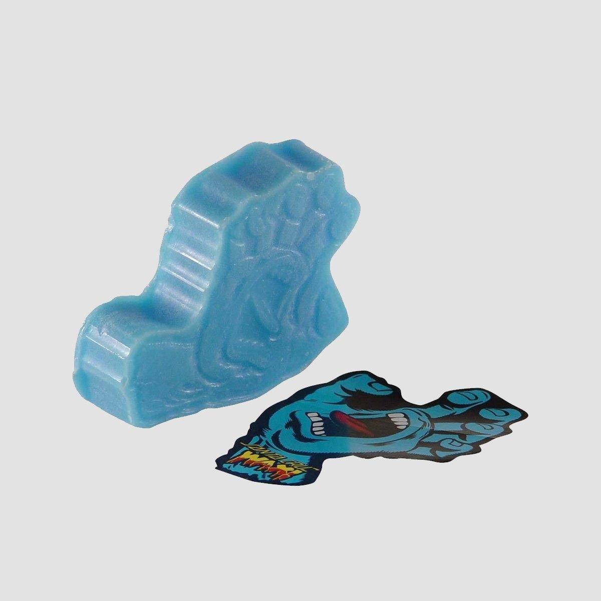 Santa Cruz Screaming Hand Curb Wax Blue