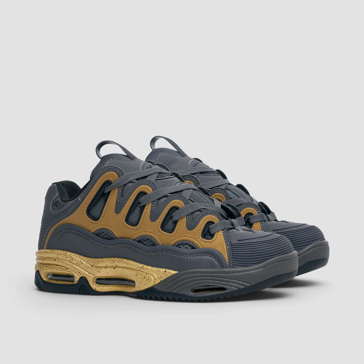 Osiris D3 2001 Shoes - Charcoal/Gold/Black