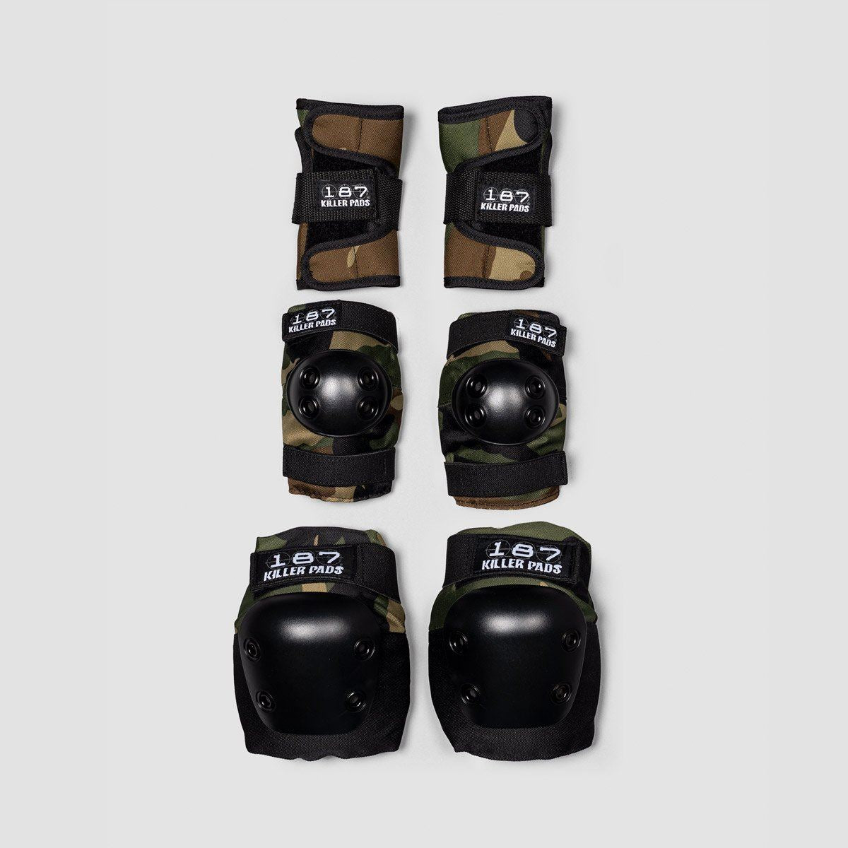 187 Killer Pad Set 6 Pack Camo - Kids