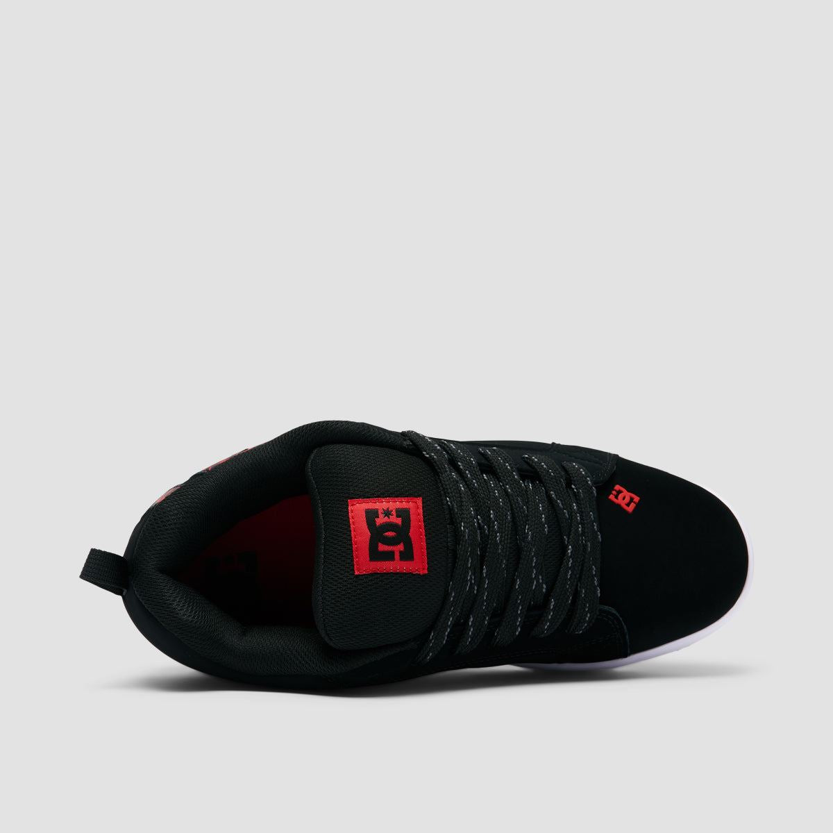 DC Court Graffik Shoes - Black/White/Red