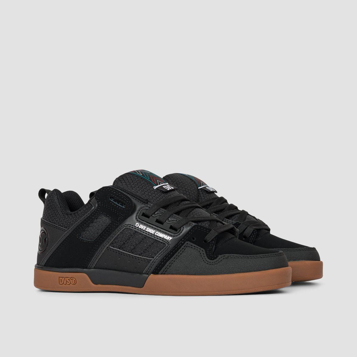 DVS Comanche 2.0+ Dave Bachinsky Shoes - Black/Reflective/Gum Nubuck