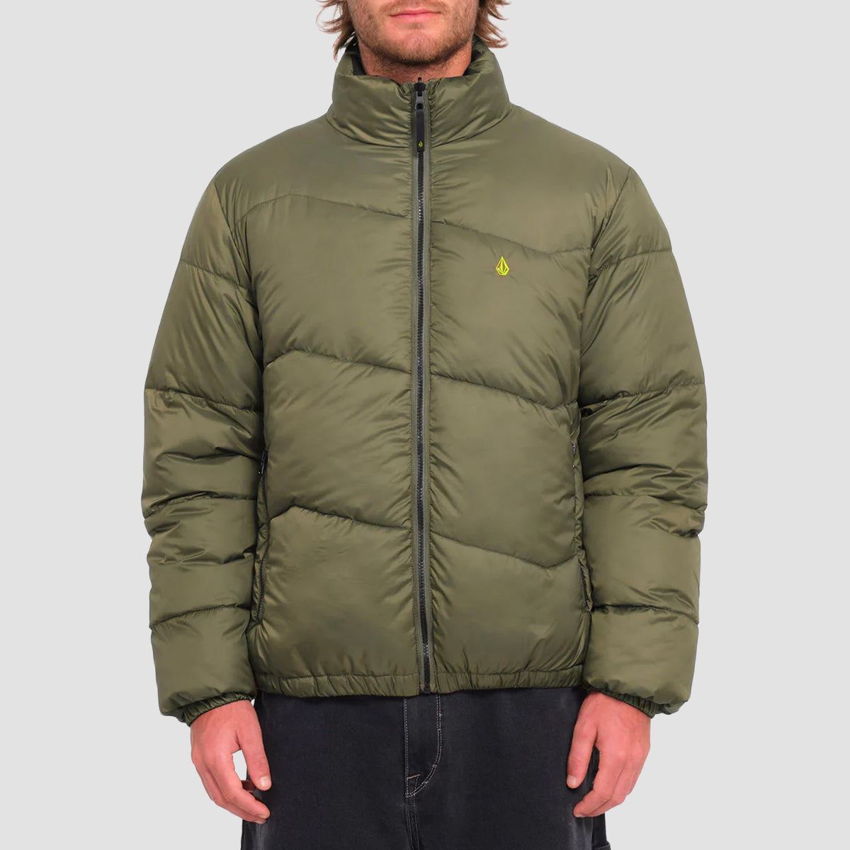 Volcom FA Zephyr Wallstone Reversible Jacket Wintermoss