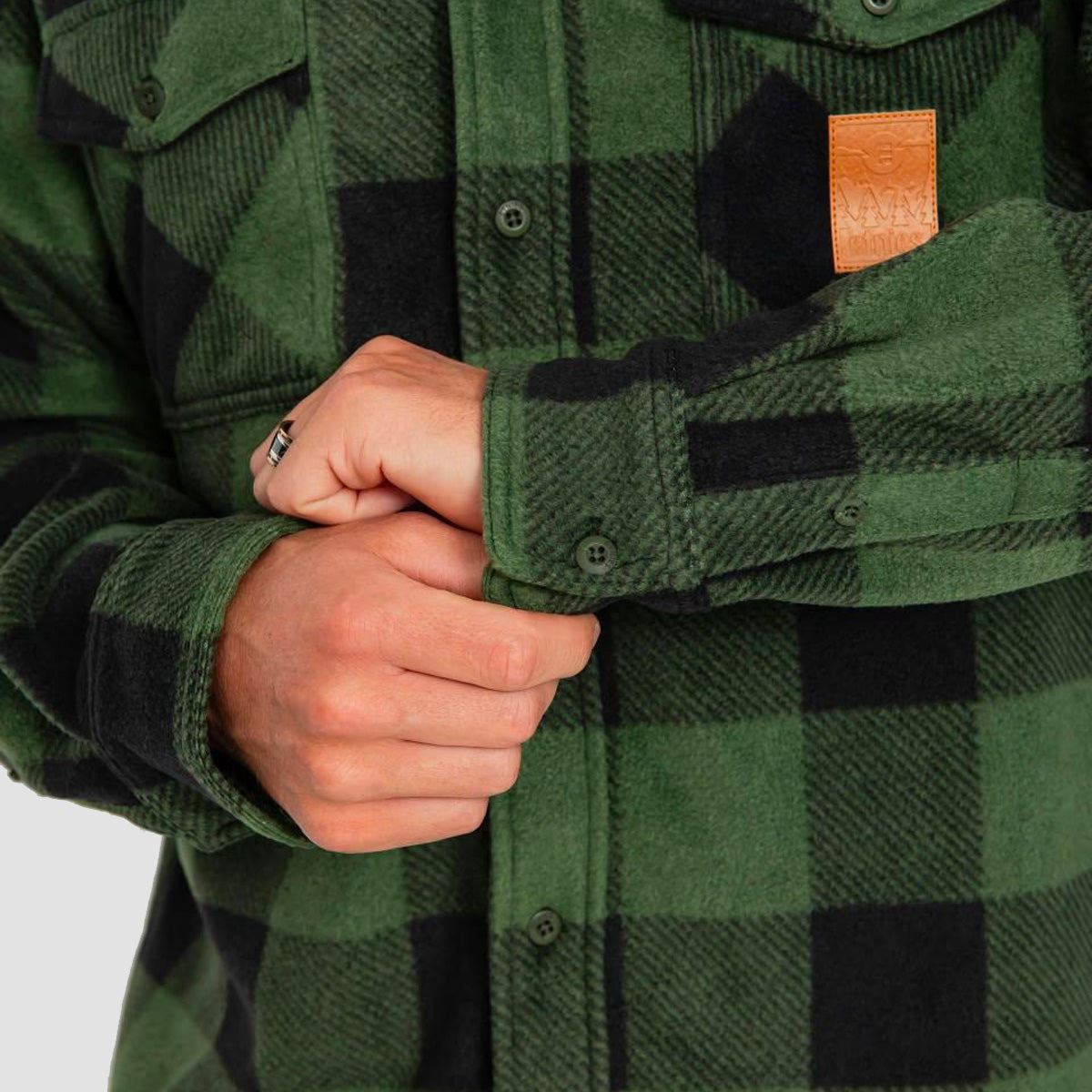 Etnies Woodsman Fleece Shirt Olive