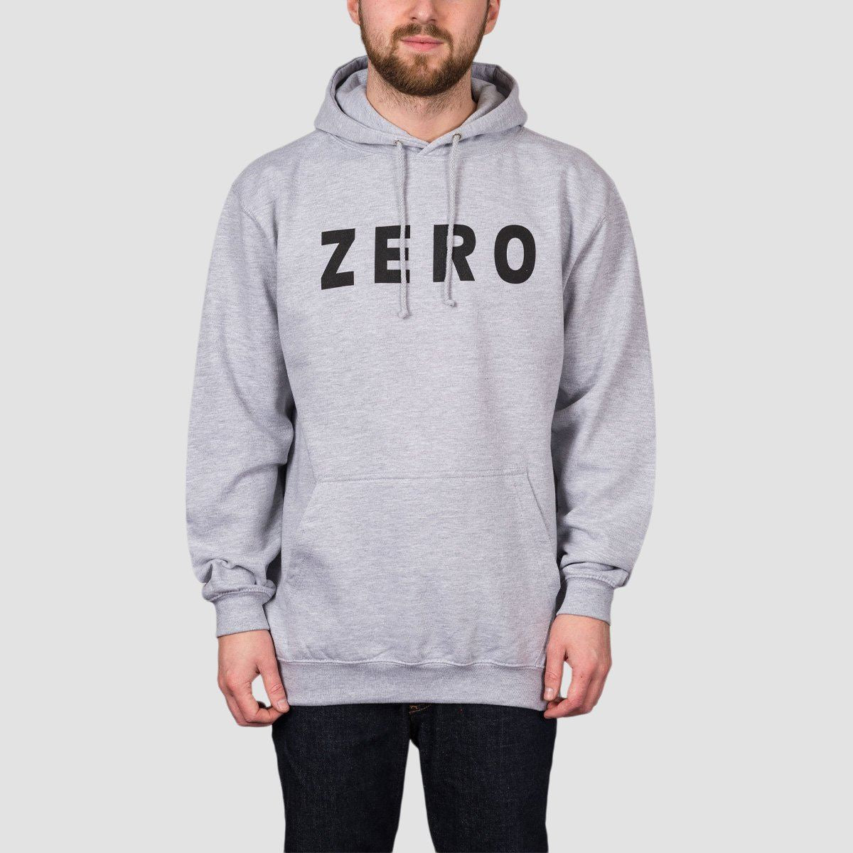 Zero Army Pullover Hoodie Heather Grey