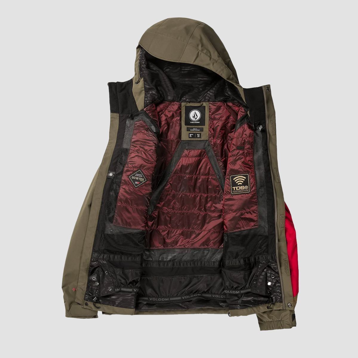 Volcom TDS 2L Gore-Tex Snow Jacket Dark Teak