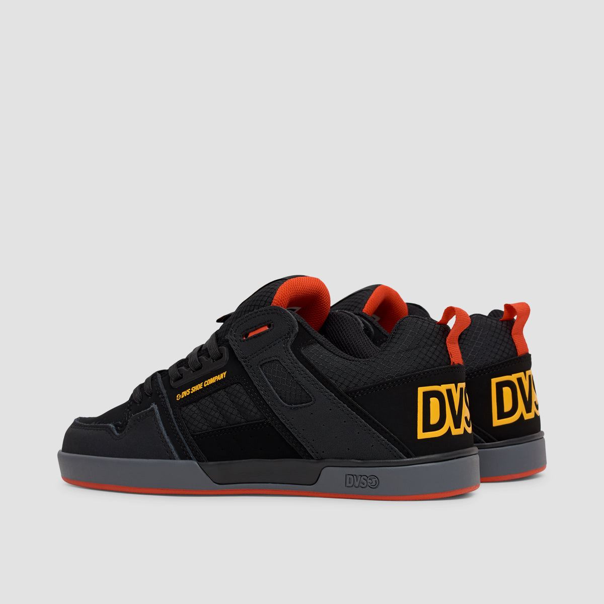 DVS Comanche 2.0+ Shoes - Black/Yellow/Red Nubuck