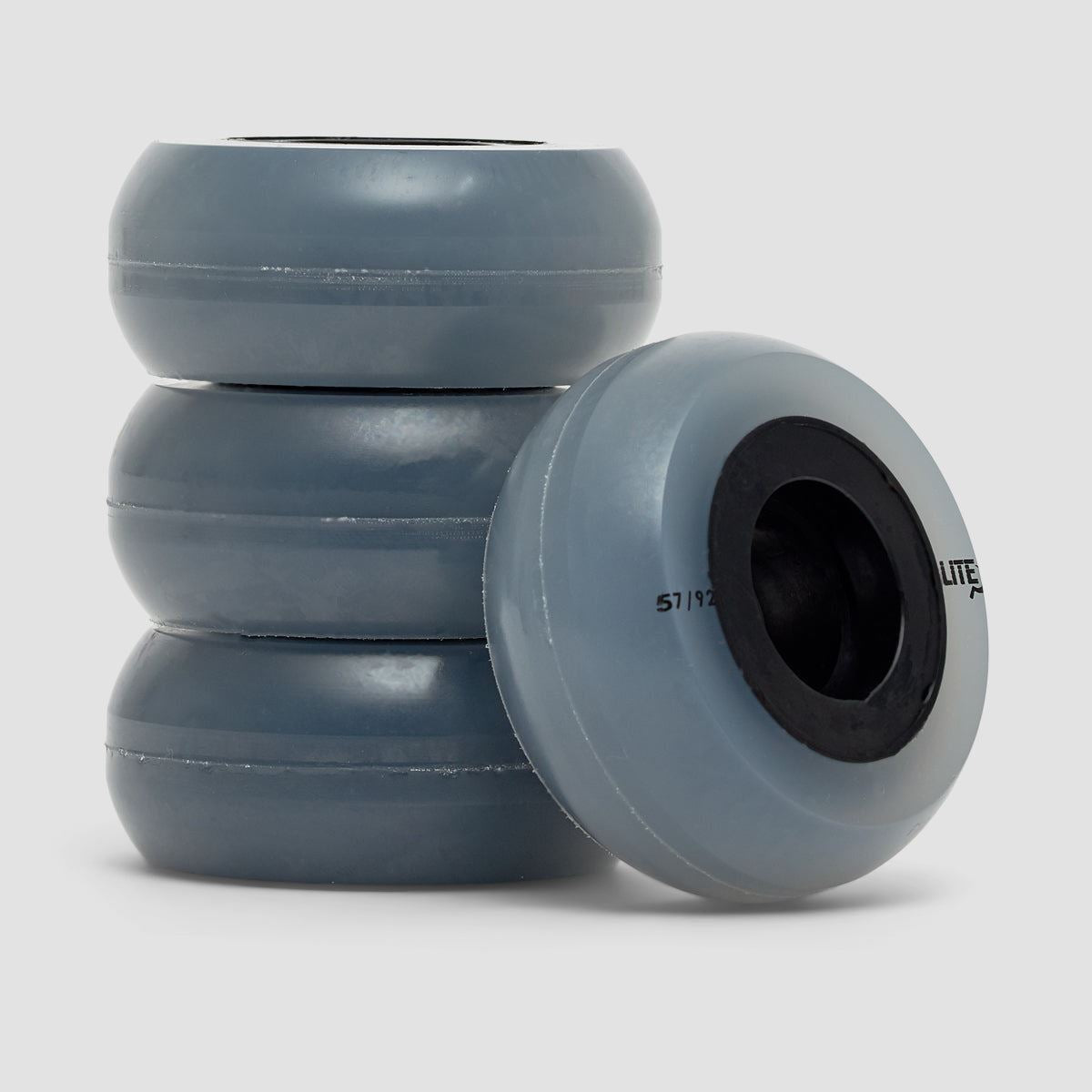 Ground Control Lite 92A Aggressive Inline Wheels x4 Grey 57mm