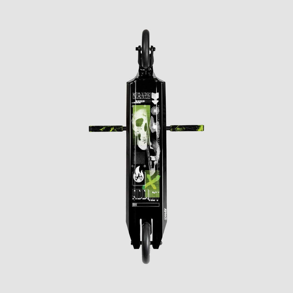 Addict Burner Glitch 520mm Complete Scooter Black/Black