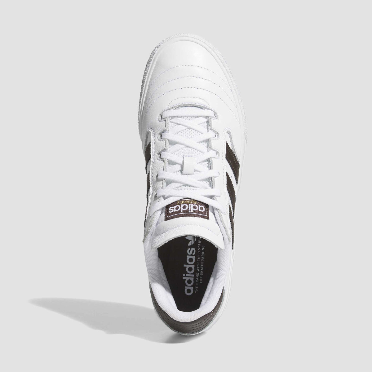 adidas Busenitz Vulc II Shoes - Ftwr White/Aurora Coffee/Gold Met.