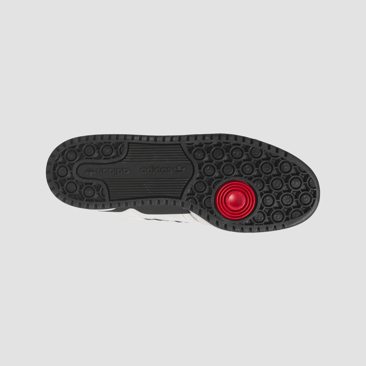 adidas Forum 84 Low ADV Shoes - Crystal White/Core Black/Better Scarlet