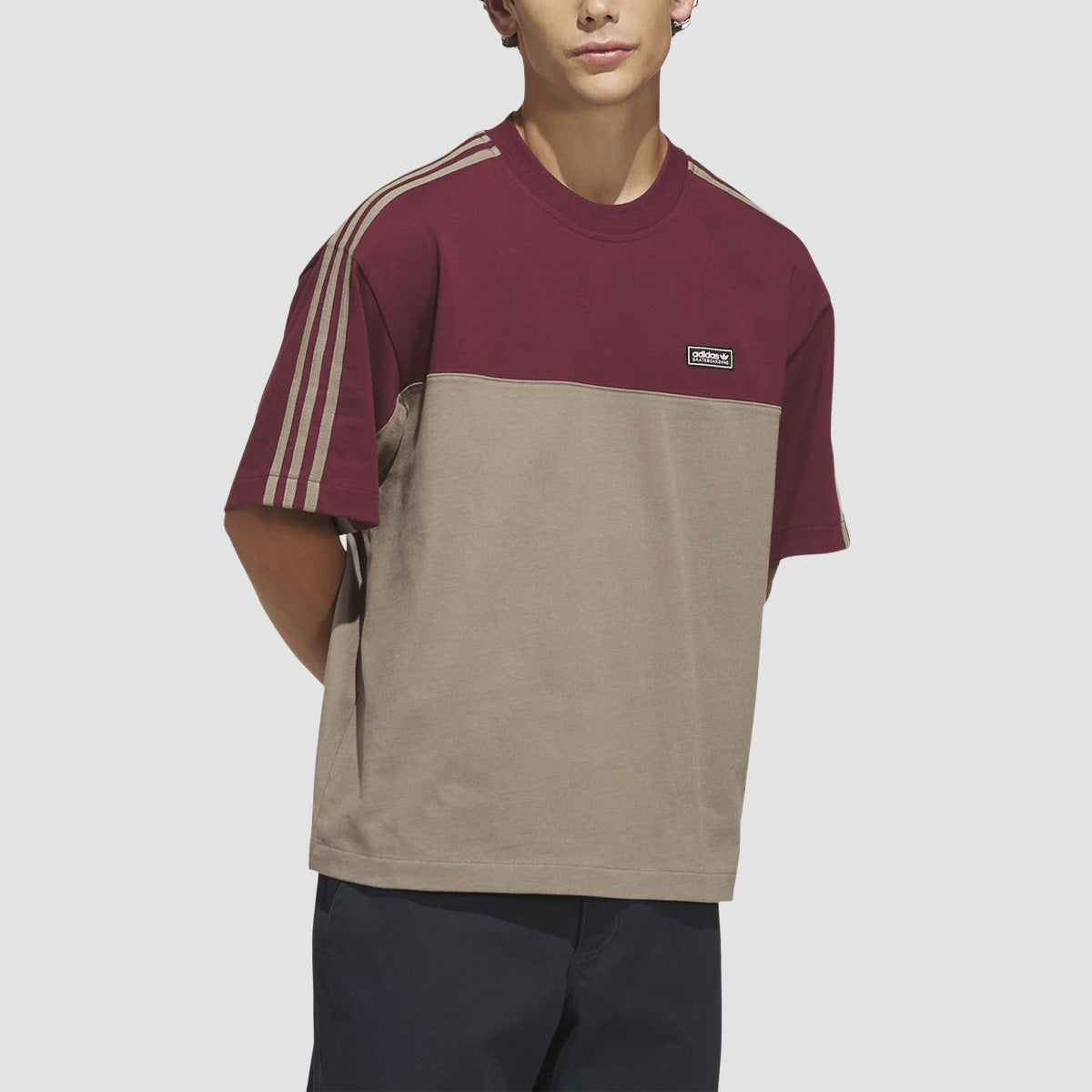 adidas FS+ T-Shirt Shadow Red/Khaki Six