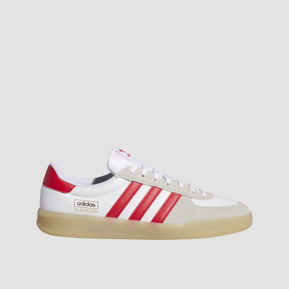 adidas Glenburn Shoes - Ftwr White/Better Scarlet/Gum 3