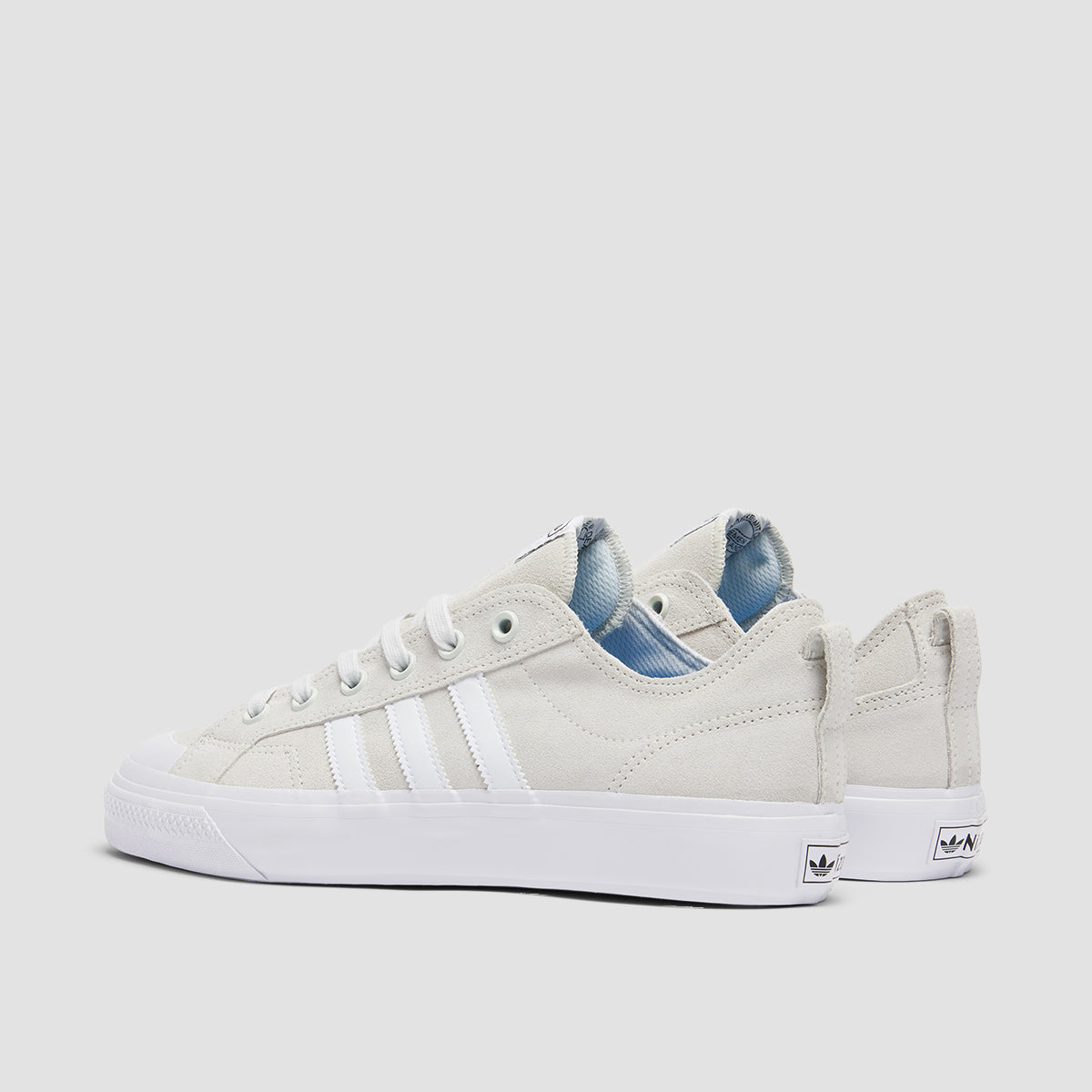 adidas Nizza Low ADV Shoes - Crystal White/Ftwr White/Ftwr White