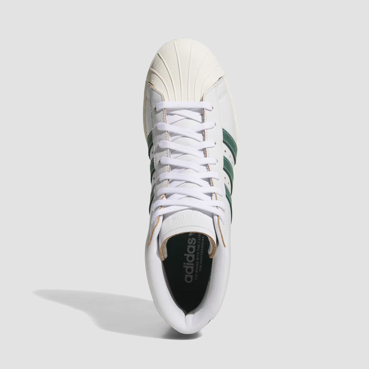 adidas Pro Model 80 ADV High Top - Shoes - Crystal White/Collegiate Green/Off White