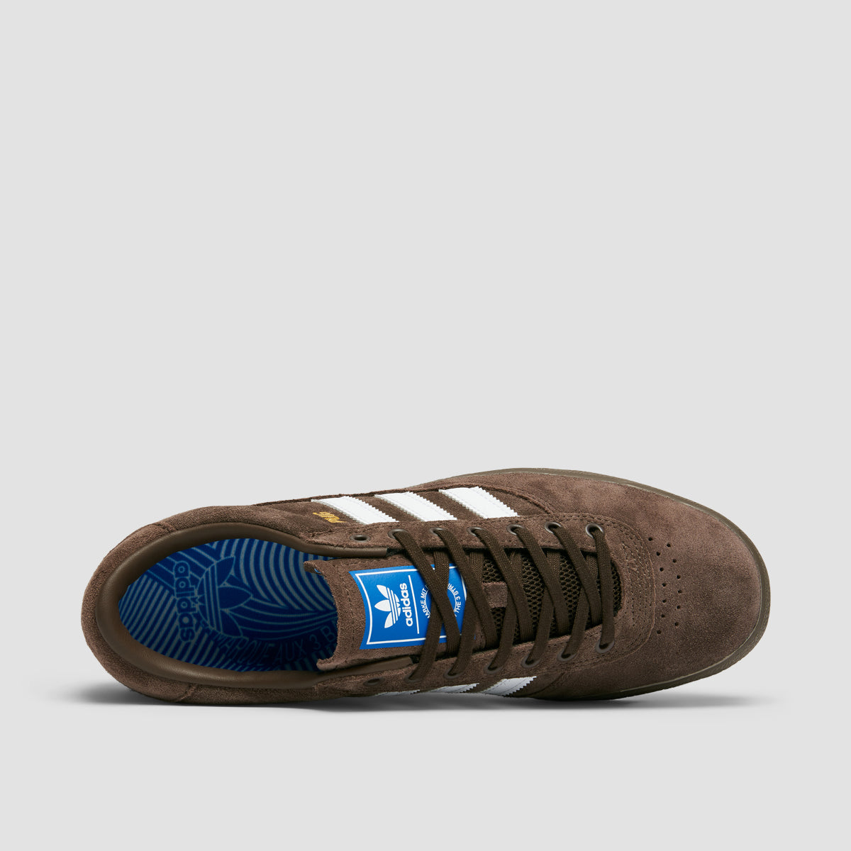 adidas Puig Indoor Shoes - Brown/Ftwr White/Bluebird