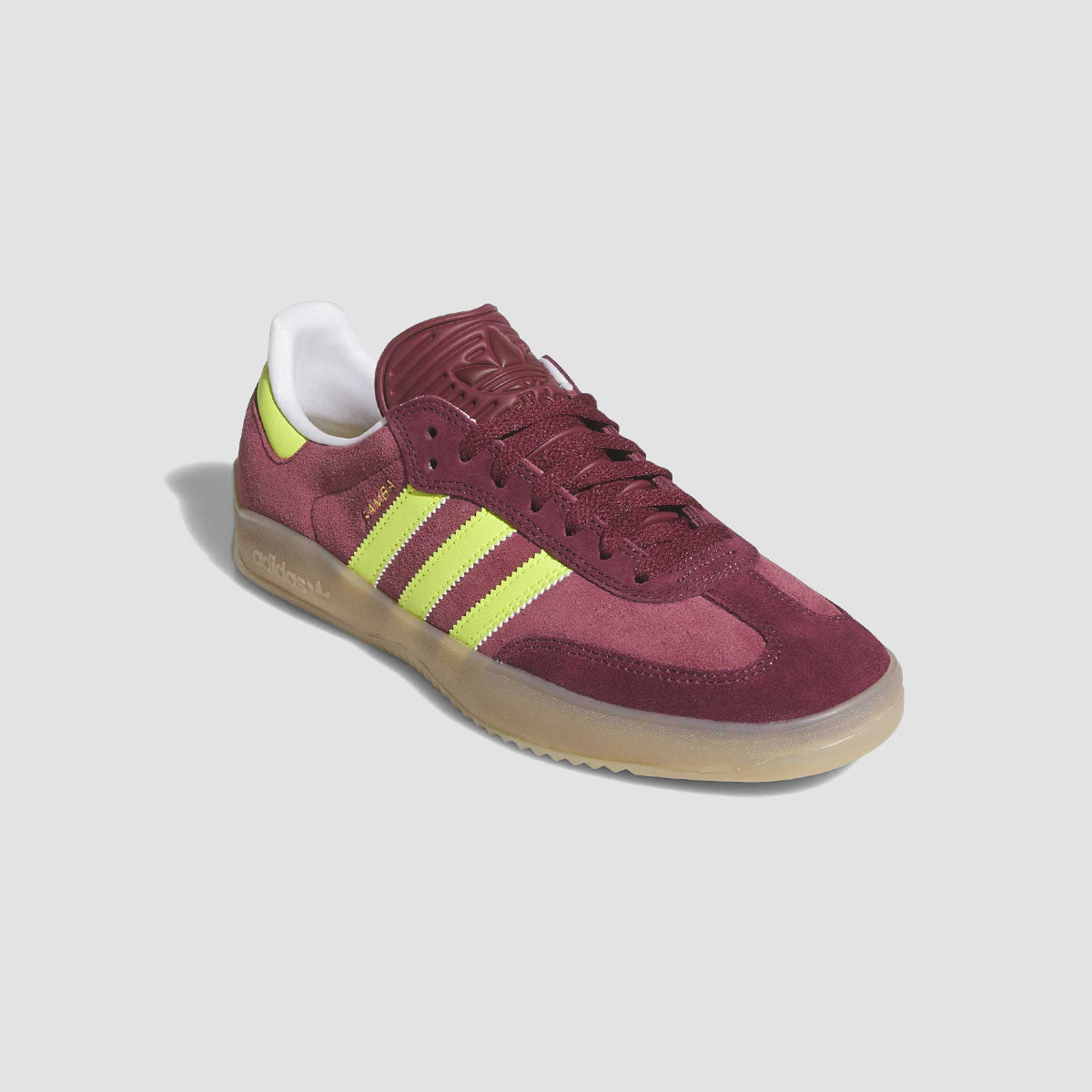 adidas Puig Samba Shoes - Maroon/Semi Solar Yellow/Shadow Red