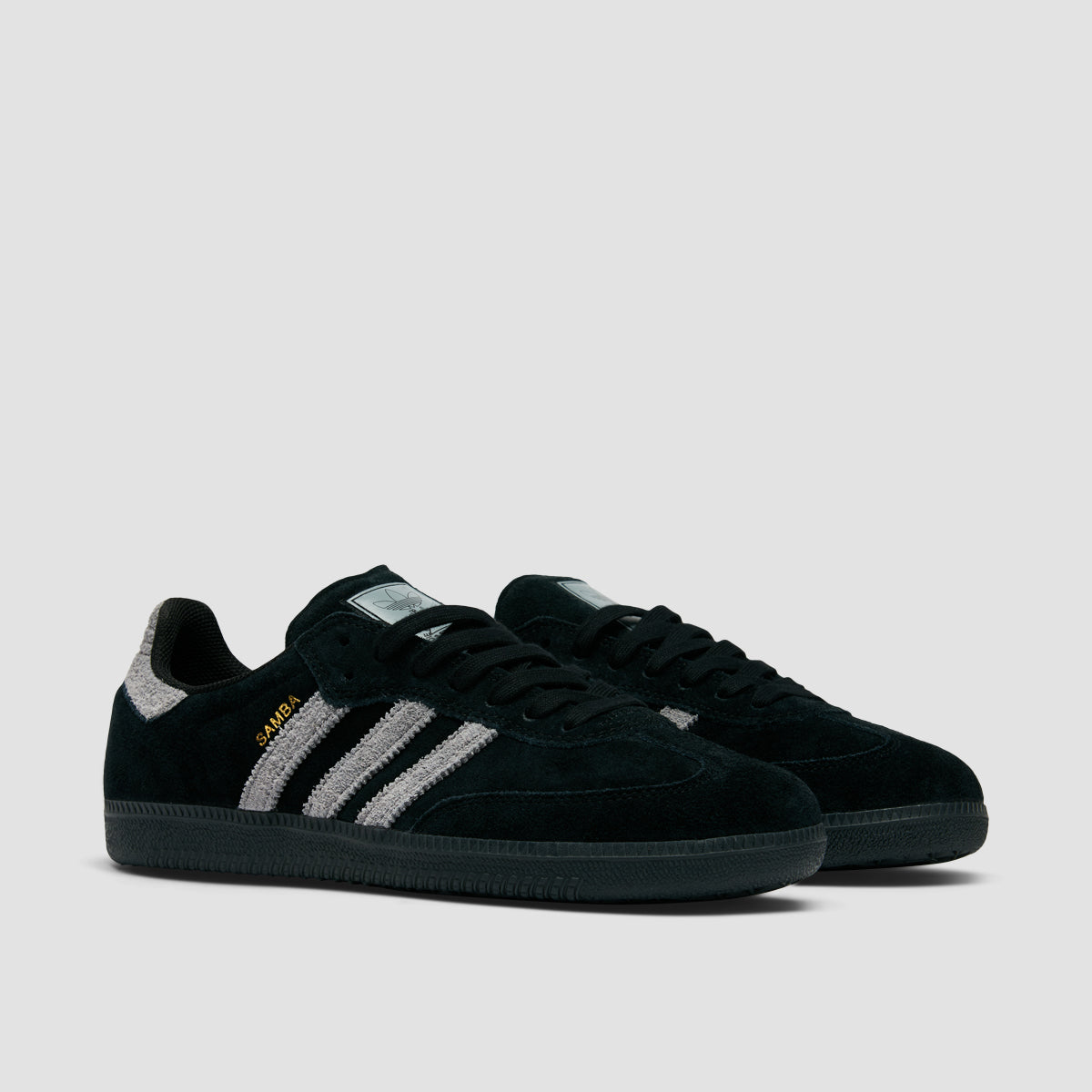 adidas Samba ADV Shoes - Core Black/Grey Four/Gold Met