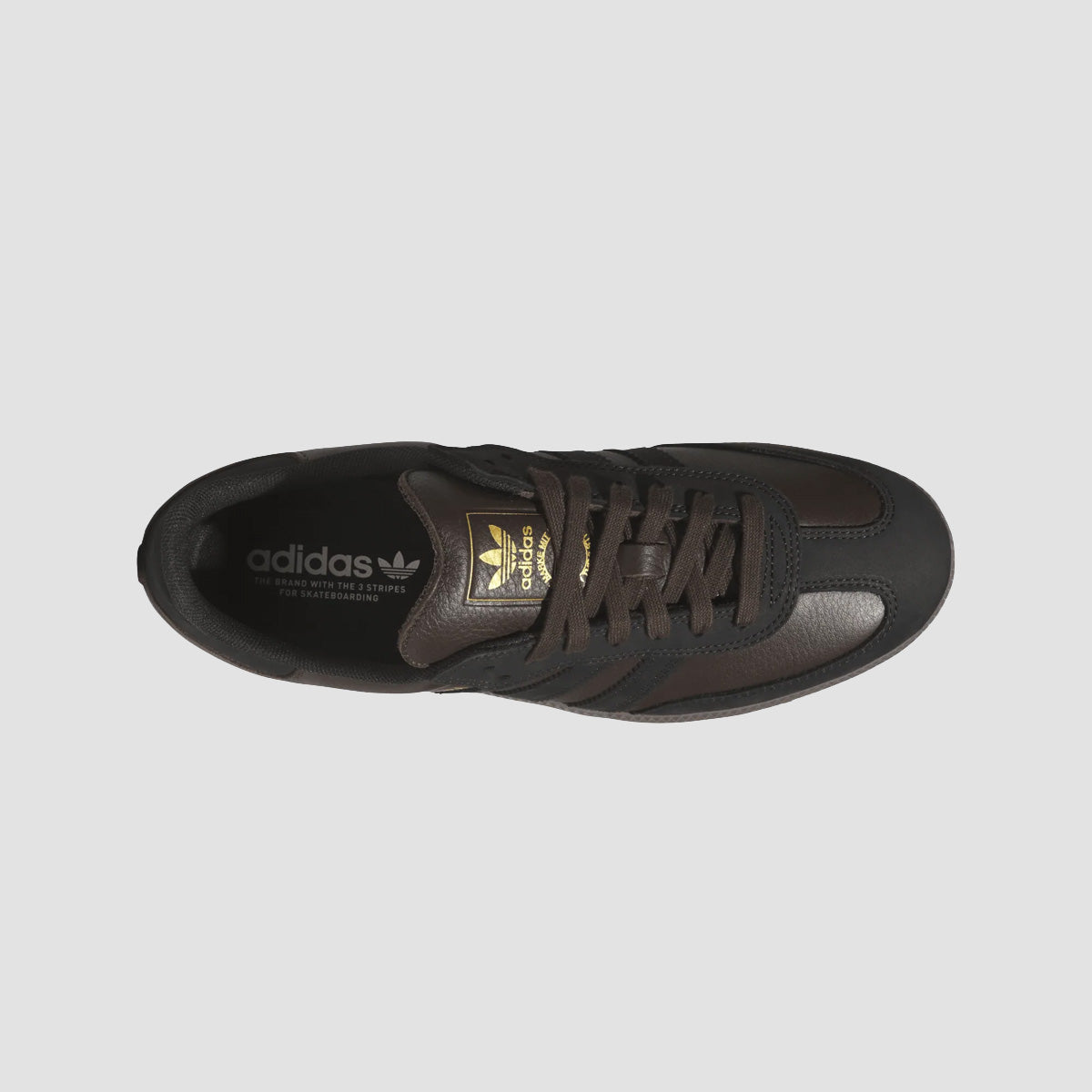 adidas Samba Adv Shoes - Dark Brown/Core Black/Gum5