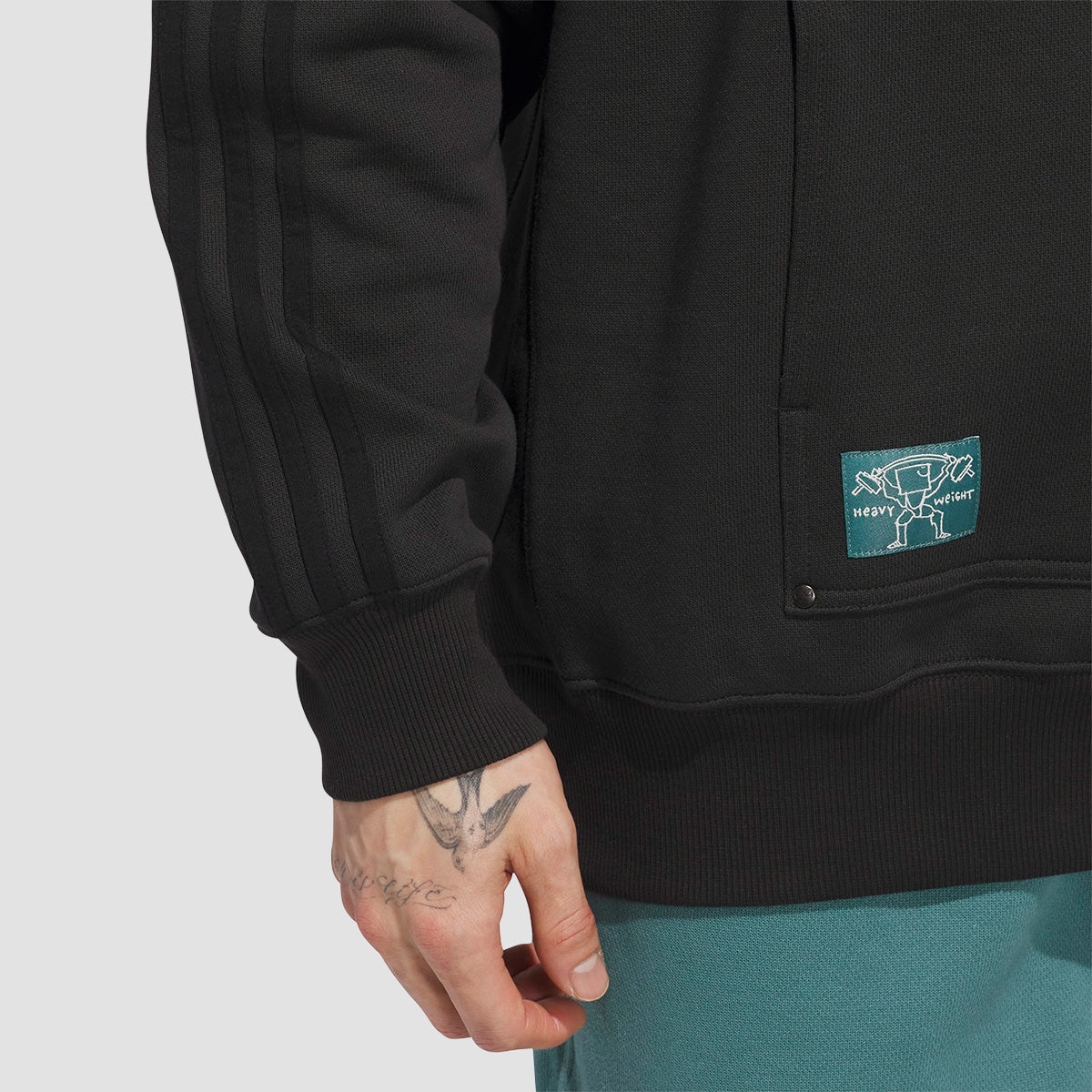 adidas Shmoofoil Heavyweight Pullover Hoodie (Gender Neutral) Black